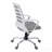 Office Chair, Adjustable Height, Swivel, Ergonomic, Armrests, Computer Desk, Work, Grey Mesh, Chrome Metal, Contemporary, Modern