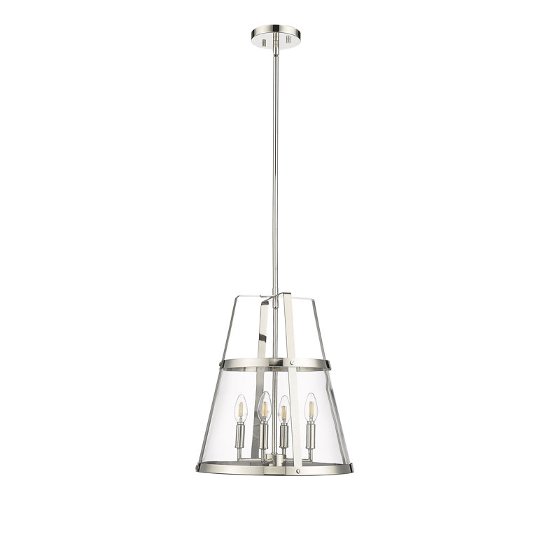 Yariely 4 - Light Cone Pendant, Polished Nickel