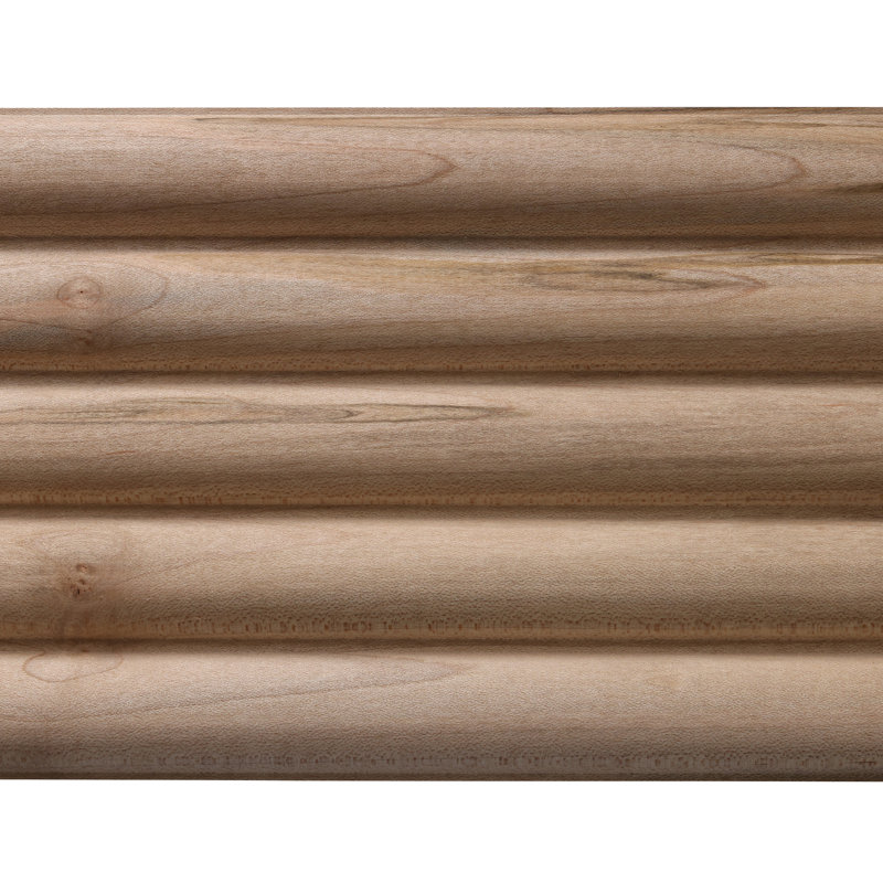 47.5" Unfinished Ambrosia Maple Bead Panel Moulding