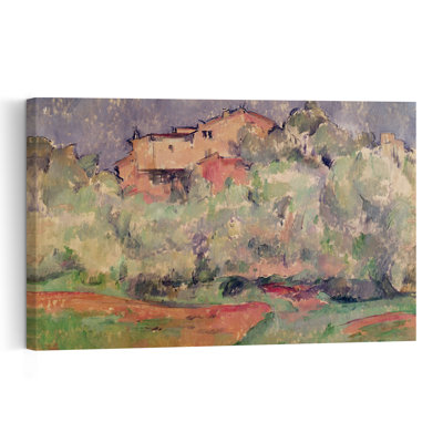 La Maison de Bellevue, 1888-1892 - Estampe d'art mural abstraite contemporaine représentant un paysage architectural