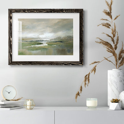 Misty Inlet, impression sur papier encadrée