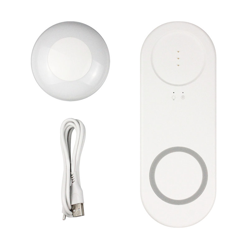 2-In-1 LED Bedside Lamp With Wireless Charger