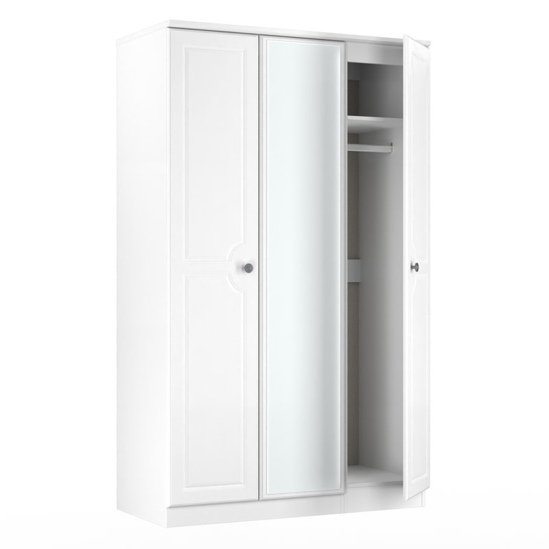 Fully Assembled 3 Door Wardrobe
