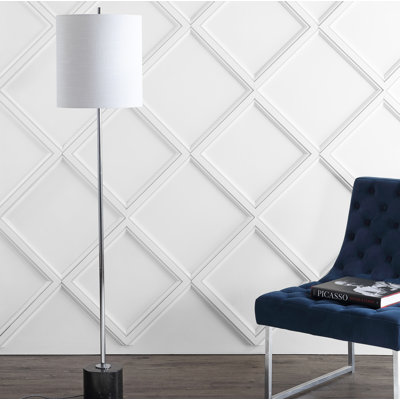 Bivens 60.5'' Chrome Traditional Floor Lamp