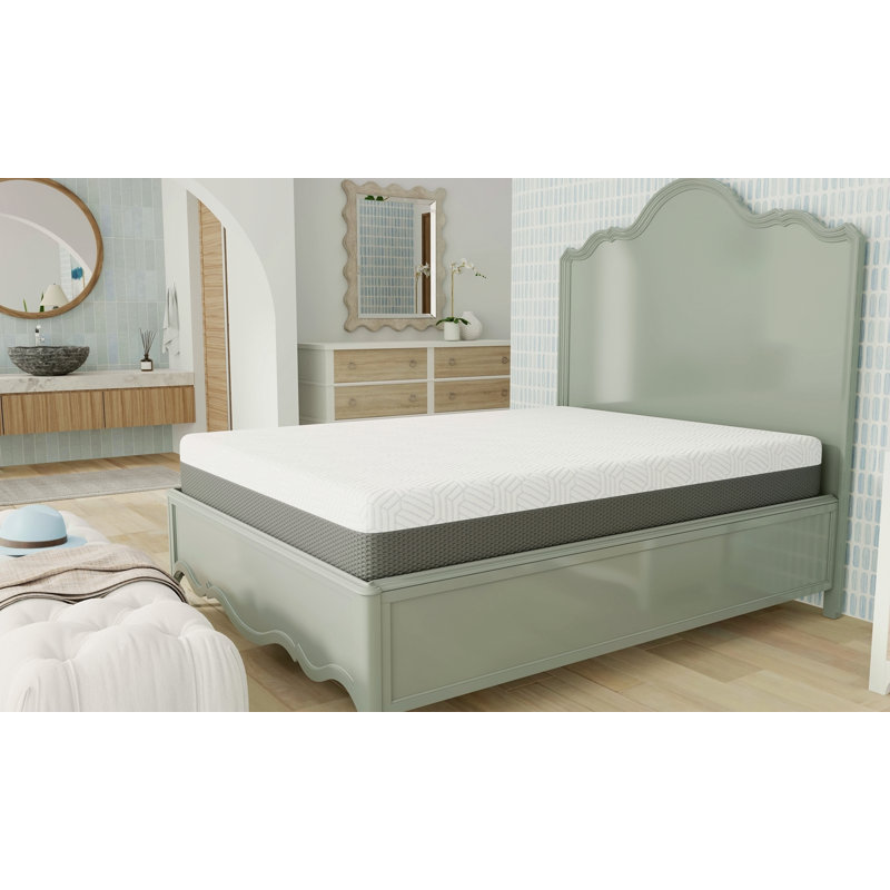 Matelas mi-ferme avec housse de refroidissement, Lit simple