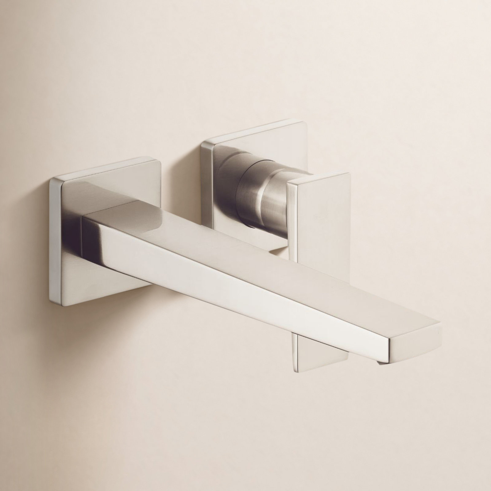 Metropol Low-Flow Wall-Mounted Bathroom Faucet, Brushed Nickel