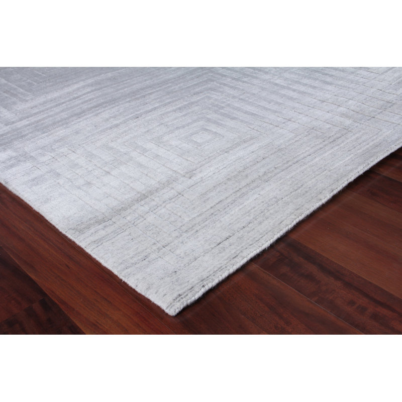 Castelli Geometric Area Rug in Ivory, Rectangle 6' x 9'
