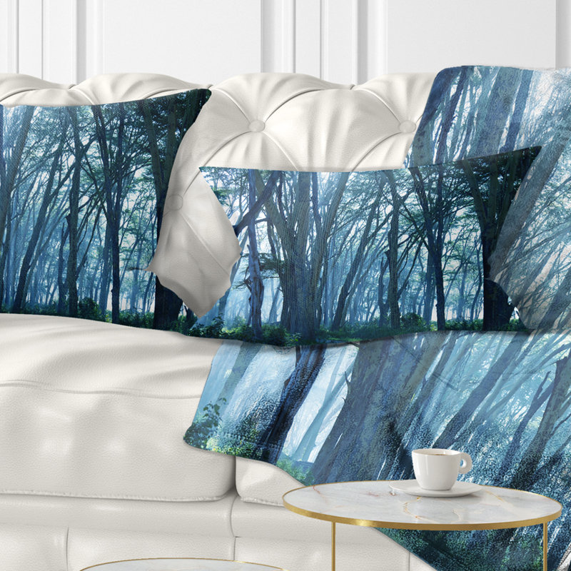 Coussin lombaire imprimé forêt tropicale dense