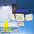 Solar Outdoor Motion Sensor Security Lights 144LED 3 Modes Waterproof with Remote Control