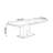 Ash Solid Wood Top Dining Table-99238438
