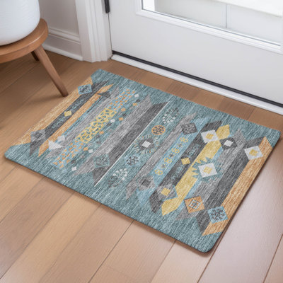 Machine Washable Indoor/Outdoor Chantille ACN2499 Global Rug