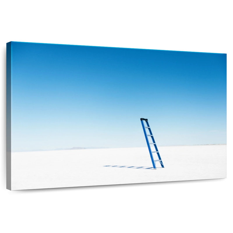 Kelan Surreal Blue Ladder, 34" H x 51" W