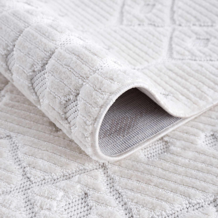 Bayyinah Farmhouse Moroccan Gray Area Rug
