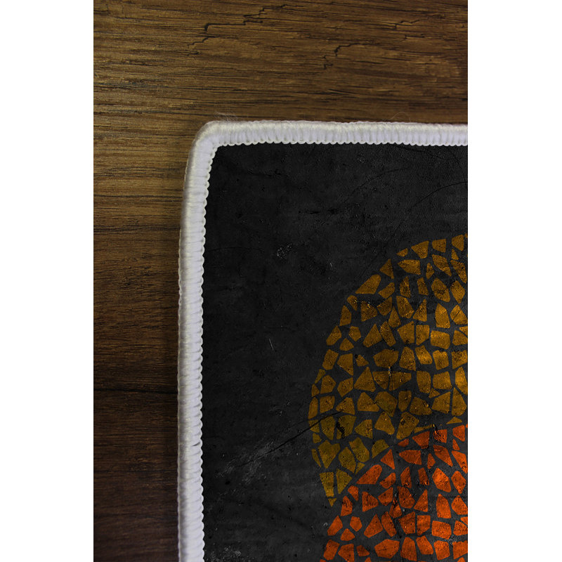 Premium Anthracite Carpet (5.2 x 7.5 ft), 100% Polyester, 650 g/m² | 4 mm Pile Height, Digital Printing | Antibacterial, Eco-Friendly, Non-Slip PVC Dot Underside | Machine Washable, Durable & Stylish for Home Décor