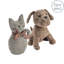 Nicola Spring - Cat & Dog Door Stops Set - Milo & Jasper