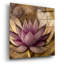 «Fleurs de vie» par Tanya Mavric, art mural en verre acrylique, 36 po x 36 po-1072262164