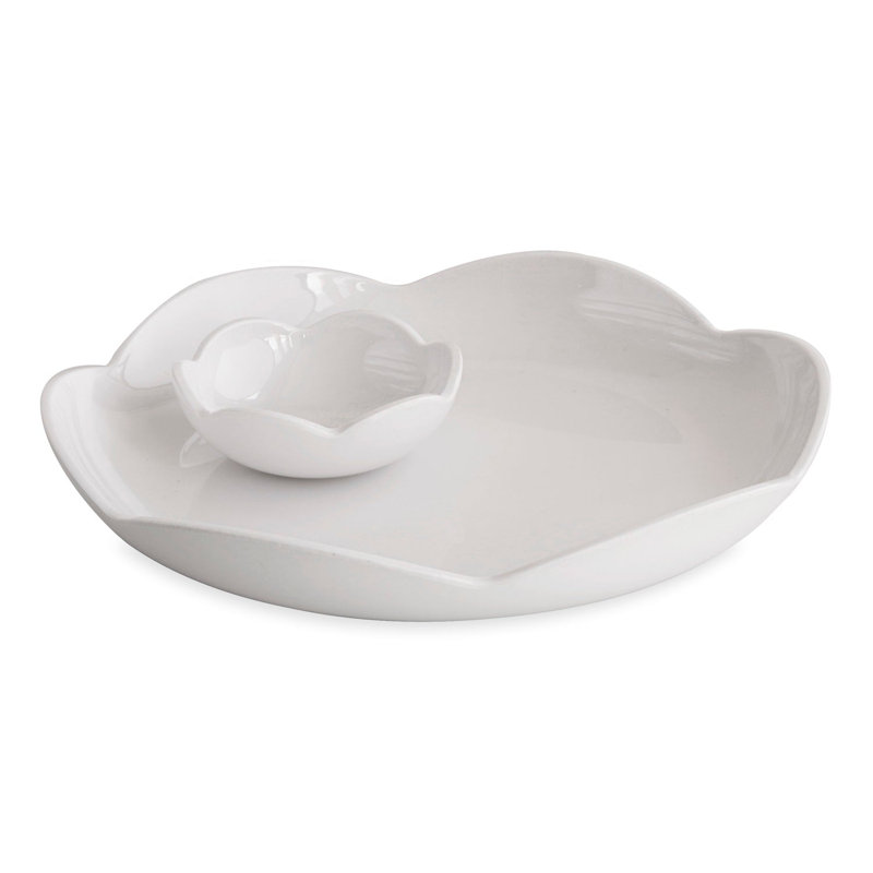 Vida Amelia Melamine Chips And Dip Platter
