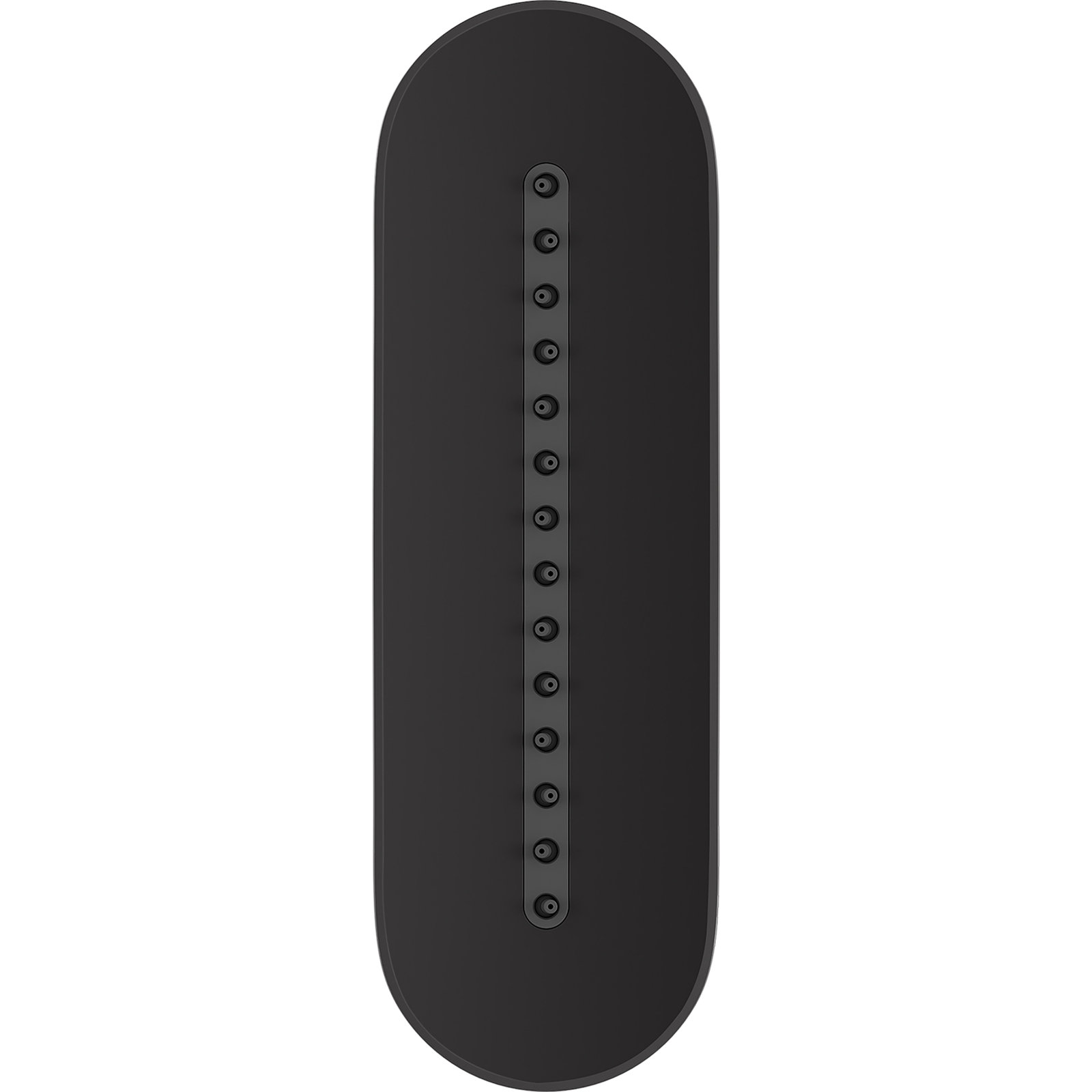Statement Oblong Vichy 2.5 Gpm Body Spray, Matte Black