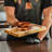 John Boos Chop N Slice Large Maple Wood Edge Grain Cutting Board, 12"x8"x1.25"-96325518