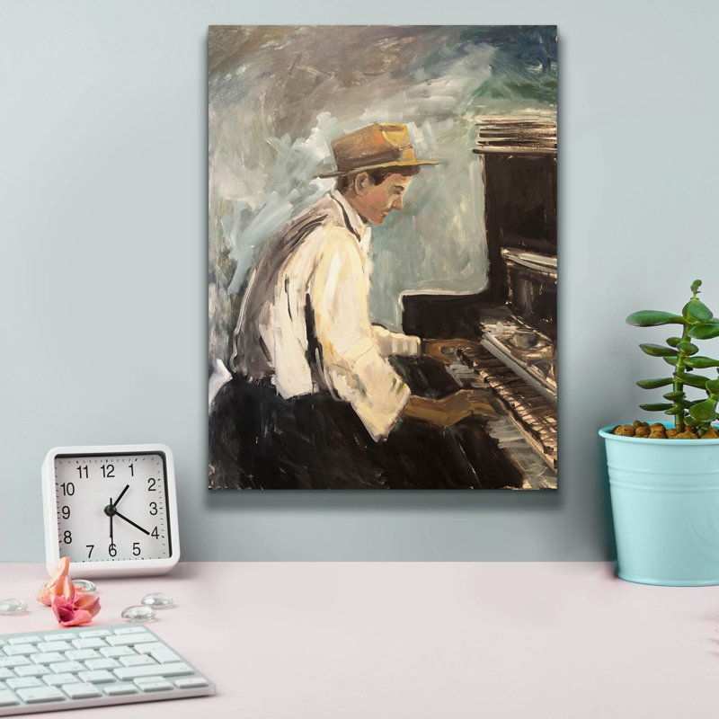 «Epic Graffiti» «Hear To The Music 4» par Allayn Stevens, art mural sur toile, 12 po x 16 po, H 16 po x l 12 po