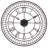 Diane Metal Wall Clock