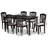 6 - Person Four Leg Dining Set-1930330023