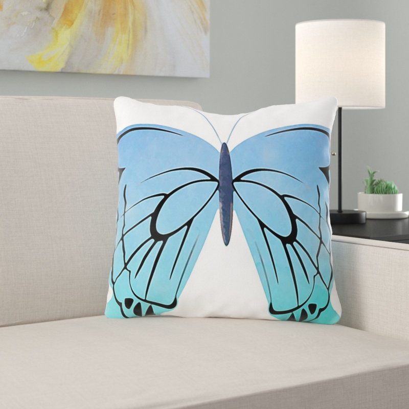 Coussin décoratif Hasson, Microsuède, Intérieur