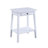 White Finish Accent Table-195306552