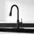 Pull Down Sprayer Kitchen Faucet With Touchless Sensor And Deck Plate-122723581