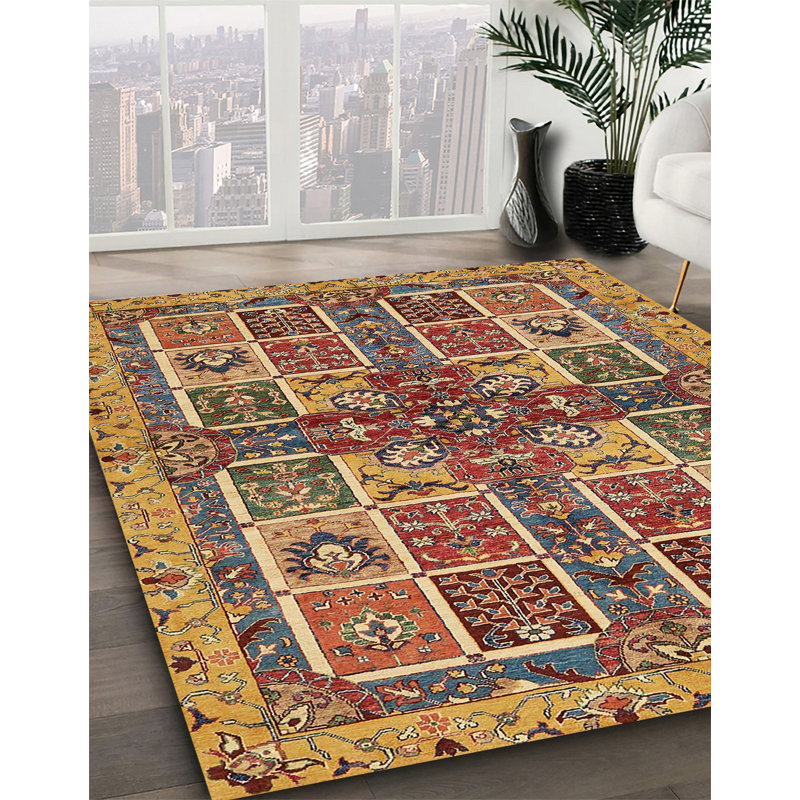 Tapis abstrait moderne 629, Carré 7 pi