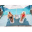  Chaises longues Tenjam Shayz dans la piscine - granit blanc - petite colonne montante (profondeur d'eau jusqu'à 9 po)-2113634396-2113634393