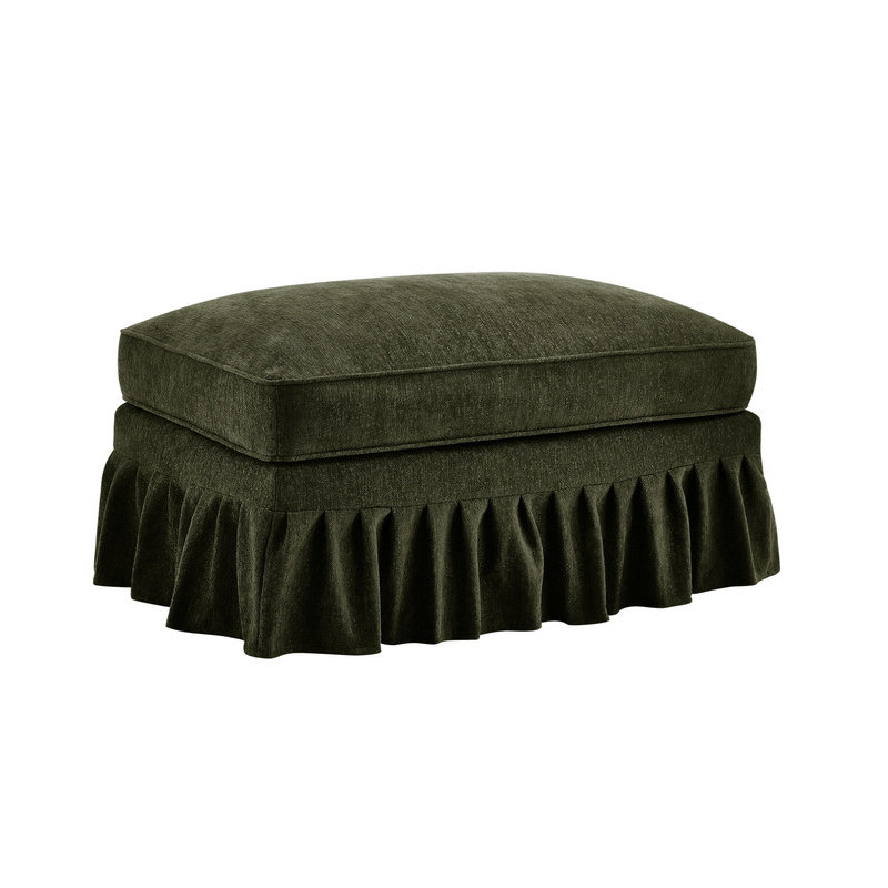 Repose-pieds en chenille - Vert, Vert