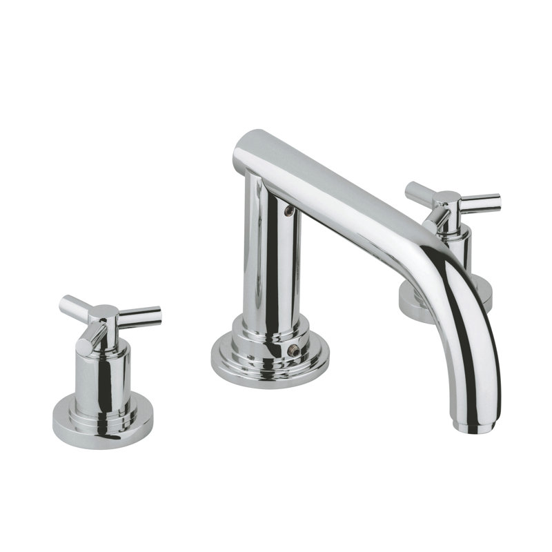 Atrio® Double Handle Deck Mounted Roman Tub Faucet, StarLight Chrome