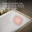 Baignoire de massage à bulles d'air rectangulaire avec drain central 72 "x 42" avec drain central-51573570