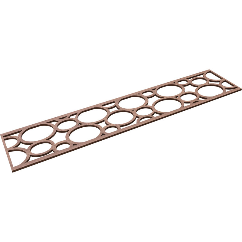 Moulure de chantournage, Noyer, H 10 po x l 46,75 po x P 0,375 po