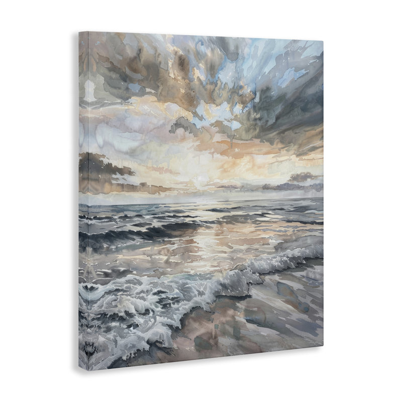  «Cloud Break over Sea» par Petal Prints Design, H 30 po x l 24 po