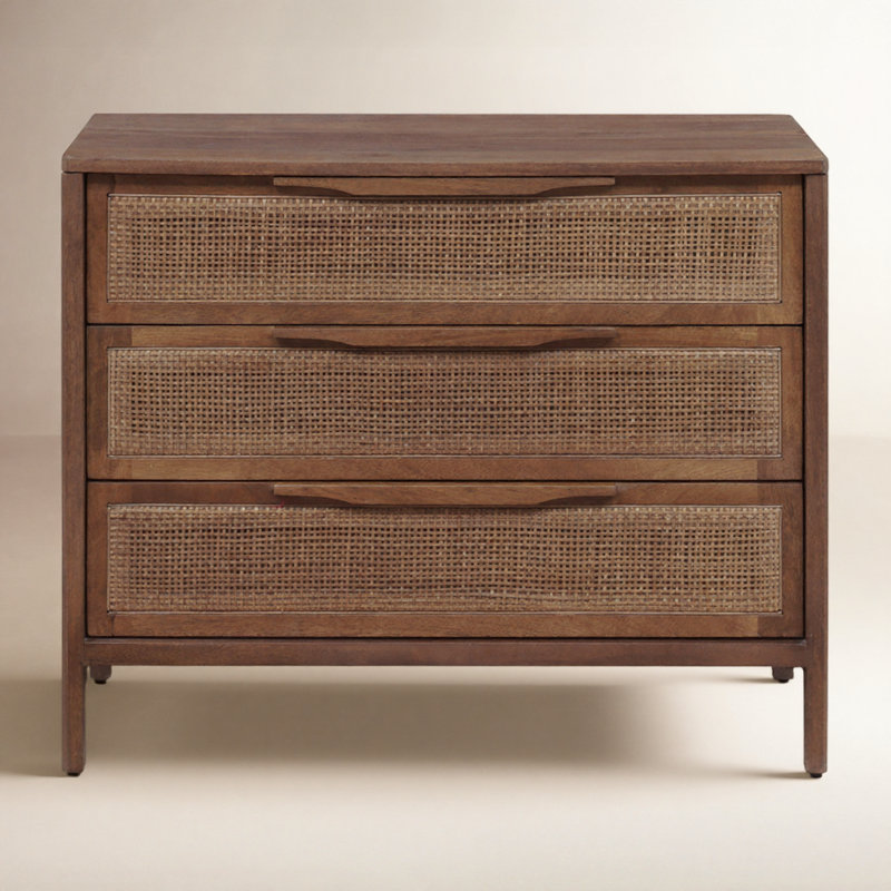 Sydney Large Nightstand, Brown Wash