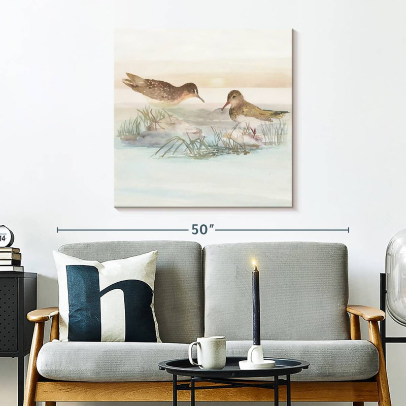 Brampt Beachside Birds IV, 30" H x 30" W