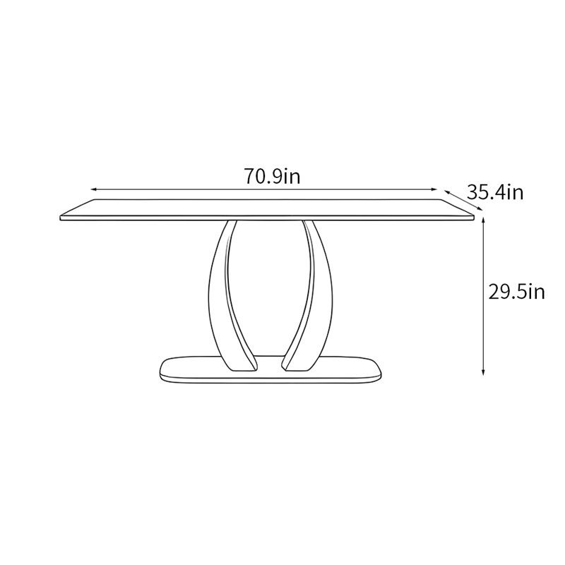 Nazrol, 29.5"H x 70.9"L x 35.4"W
