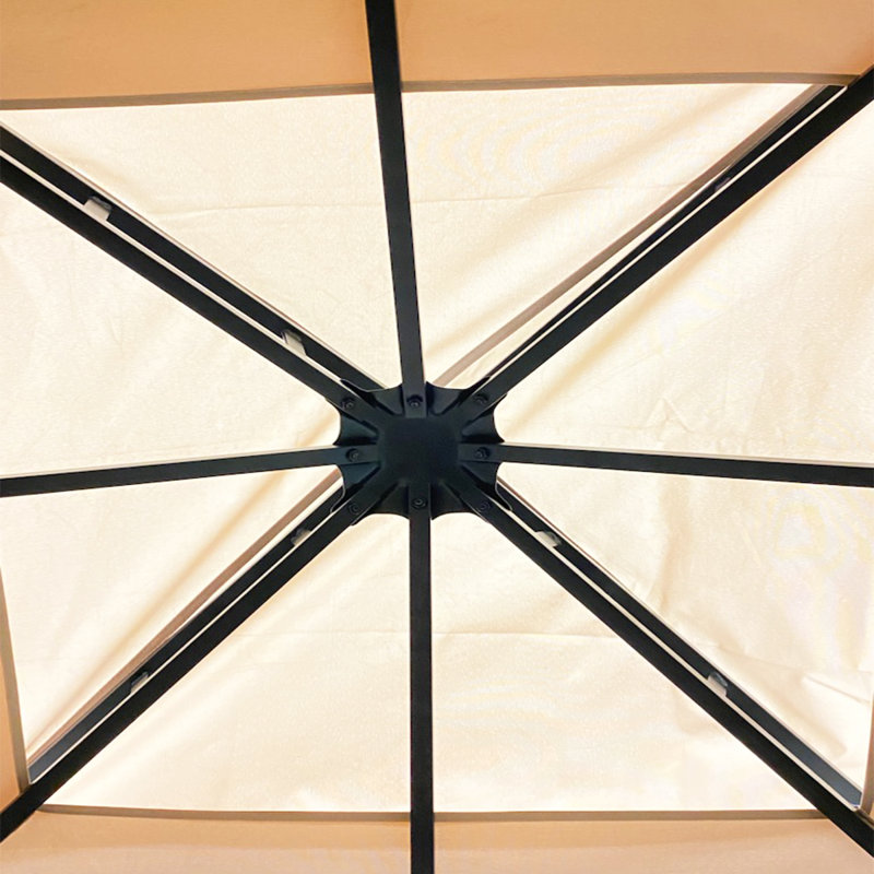 Garden Winds Beige Polyester Replacement Canopy for Canopy