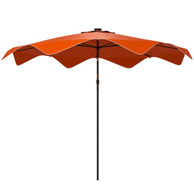 Britnee 292cm Lighted Tilt Market Parasol