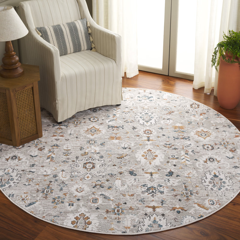 Komsa Performance Oriental Rug, Round 6'7"