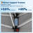 10x20 FT Heavy Duty Pop Up Canopy Tent, One Person Setup Commercial Shelter for Events, Parties, Camping, White-125310124