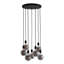 Phinney 7 - Light Black Cluster Pendant