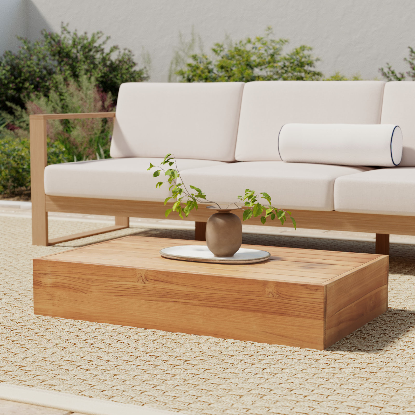 Azul 40" Teak Patio Table