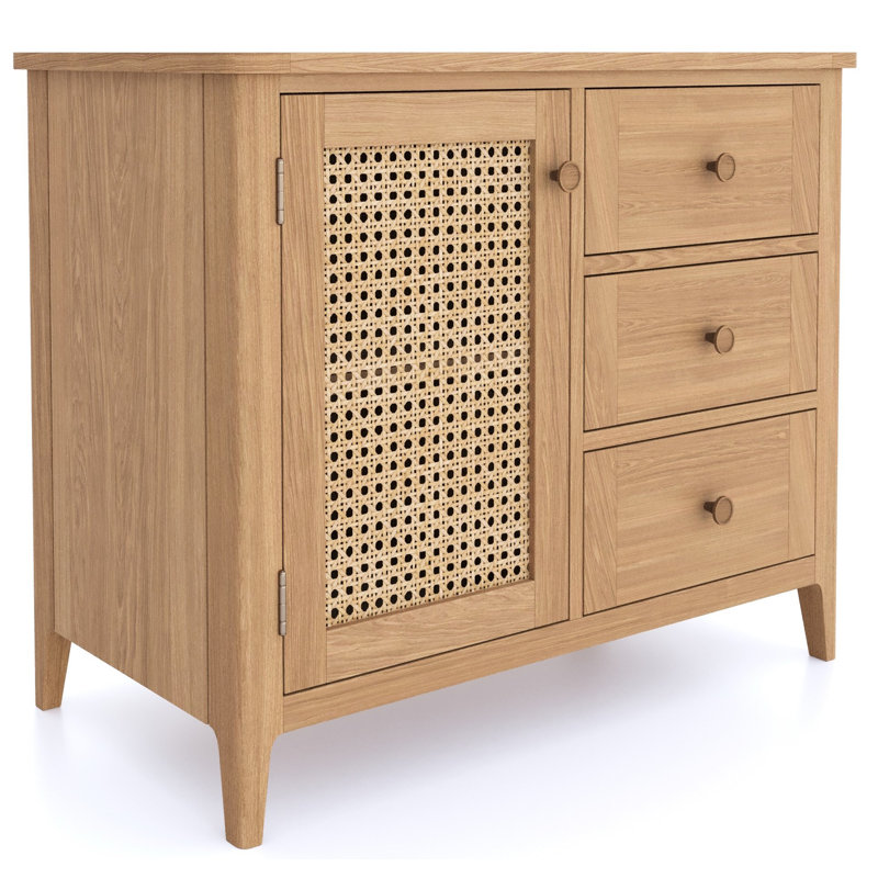 Linkous 92cm W 3 - Drawer Chest of Drawers