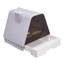 Polyethylene Plastic Litter Box with Scoop