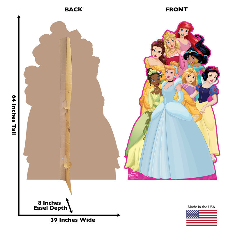 Disney Princess Group Life-Size Cardboard Standee