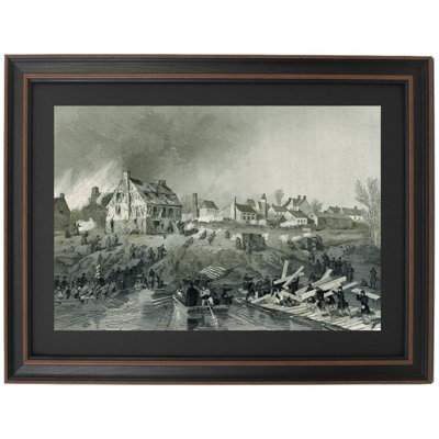 Attack On Fredericksburg By Alonzo Chappel