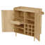 Buffet élégant avec texture rainurée, porte-bouteilles et tiroirs dissimulés-1094367776